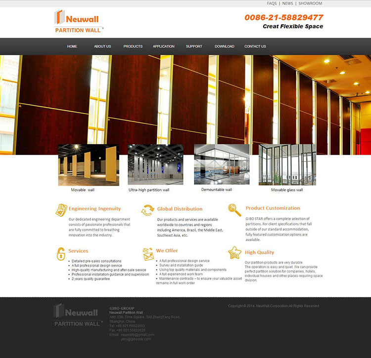 Neuwall Architecture Web Site Design